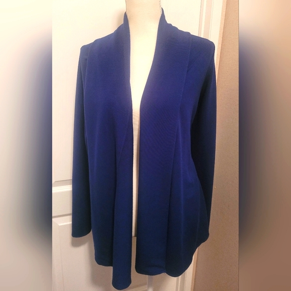EUC JoFit Blue Cardigan Size Medium - Picture 1 of 4